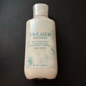 Bath and Body Works Sweater Weather Body Lotion- 8 fl is